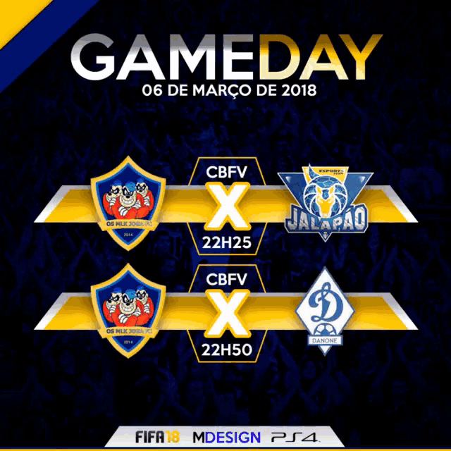 a fifa 18 mdesign ps4 gameday poster
