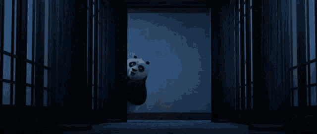 Kung Fu Panda Po GIF - Kung Fu Panda Po Sneaking Out GIFs