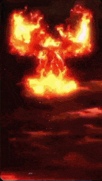a picture of a nuclear explosion with the letters acn visible