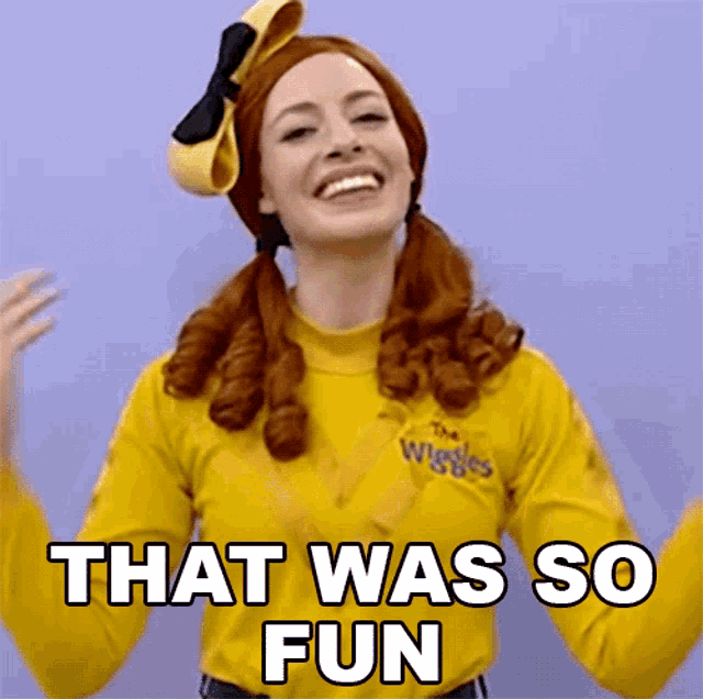 That Was So Fun Emma Wiggle GIF - That Was So Fun Emma Wiggle The Wiggles GIFs