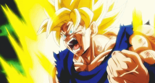 Goku Rage GIF - Goku Rage Super Saiyan GIFs
