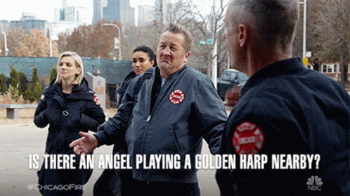 Is There An Angel Playing A Golden Harp Nearby Because Someone Just Answered My Prayers GIF - Is There An Angel Playing A Golden Harp Nearby Because Someone Just Answered My Prayers Randy Mouch Mcholland GIFs