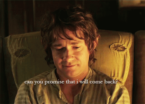 Can You Promise I Will Come Back GIF - Can You Promise I Will Come Back The Hobbit GIFs