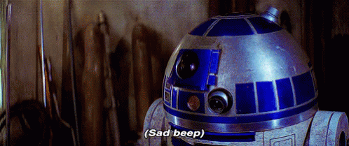 R2 Sad GIF - R2 Sad Beep GIFs