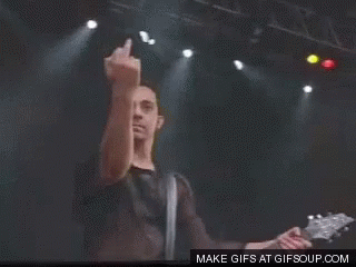 Daron Malakian Middle Finger GIF - Daron Malakian Middle Finger Fuck You GIFs