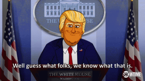 Fake News Donald Trump GIF - Fake News Donald Trump Our Cartoon President GIFs