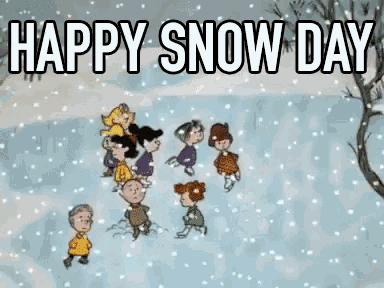 Happy Snow Day Peanuts GIF - Happy Snow Day Peanuts GIFs