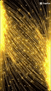 a black and gold background with the word capcut on the bottom left
