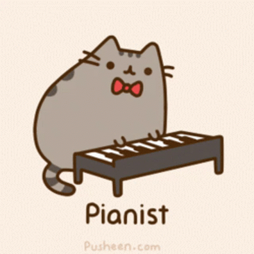 Piano Pusheen Piano GIF - Piano Pusheen Piano Cat GIFs