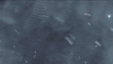 a drawing of a person 's foot with snow falling