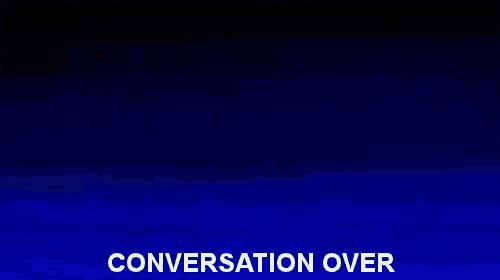 a cartoon of a superhero with the words conversation over written below him