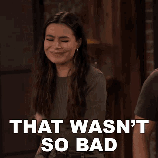 That Wasnt So Bad Carly Shay GIF - That Wasnt So Bad Carly Shay Icarly GIFs