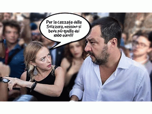 Salvini Meloni GIF - Salvini Meloni Balle GIFs
