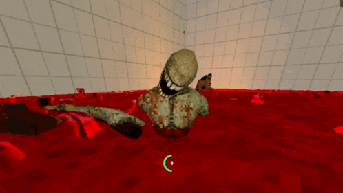 a screenshot of a video game with a green c on the bottom
