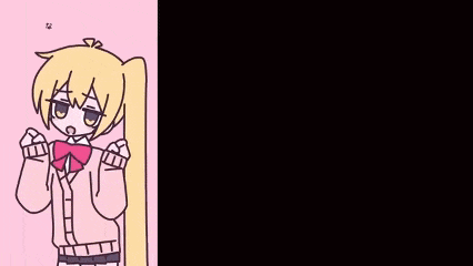 a drawing of two girls wearing glasses and a pink bow tie .