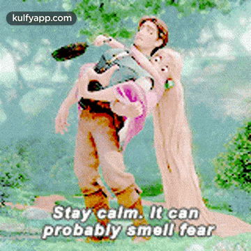 Stay Calm. It Canprobably Smell Fear.Gif GIF - Stay Calm. It Canprobably Smell Fear Person Human GIFs