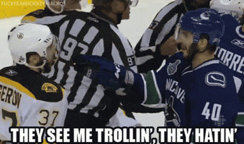 Vancouver Canucks They See Me Trollin GIF - Vancouver Canucks They See Me Trollin They Hatin GIFs