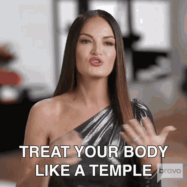 Treat Your Body Like A Temple Real Housewives Of Salt Lake City GIF - Treat Your Body Like A Temple Real Housewives Of Salt Lake City Stay Healthy GIFs