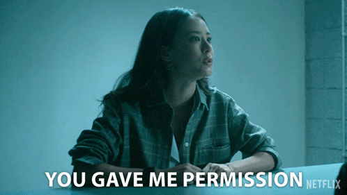 You Gave Me Permission Alexis GIF - You Gave Me Permission Alexis The Brothers Sun GIFs