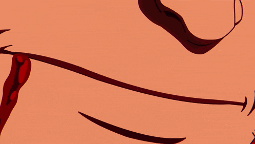 a close up of a person 's mouth with the words the name 's gambit mon ami