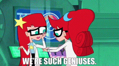 Johnny Test Were Such Geniuses GIF - Johnny Test Were Such Geniuses Susan Test GIFs