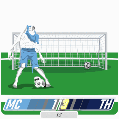 a cartoon of a soccer player with the number 73