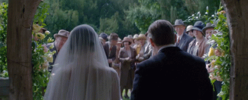 Were Getting Married Downton Abbey GIF - Were Getting Married Downton Abbey Newly Wed GIFs