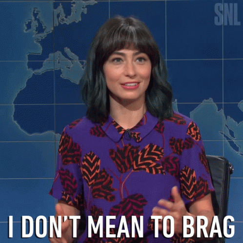 I Dont Mean To Brag Melissa Villasenor GIF - I Dont Mean To Brag Melissa Villasenor Saturday Night Live GIFs