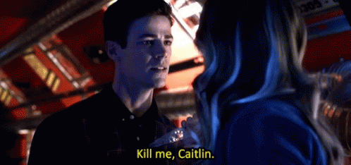 The Flash Kill Me GIF - The Flash Kill Me Caitlin GIFs