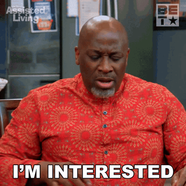 Im Interested Efe Omowale GIF - Im Interested Efe Omowale Assisted Living GIFs