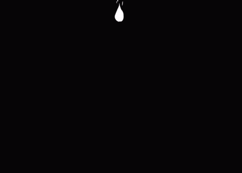 a white silhouette of a person 's head on a black background .