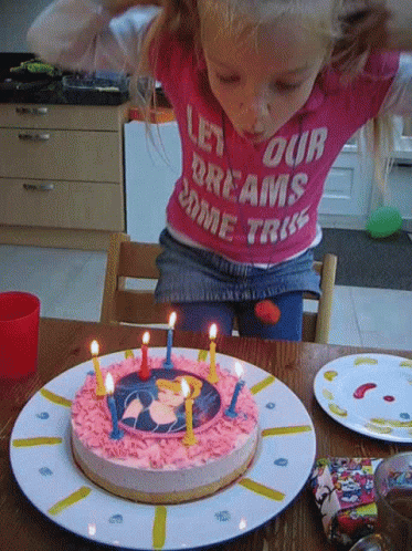 Birthday Blow Candles GIF - Birthday Blow Candles Cinderella Cake GIFs