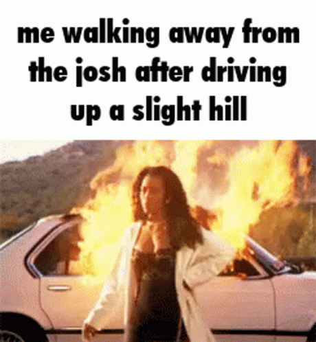 Me Walking Away From The Josh Epic Car GIF