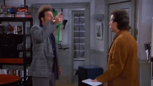 Seinfeld Kramer GIF - Seinfeld Kramer Shocked GIFs