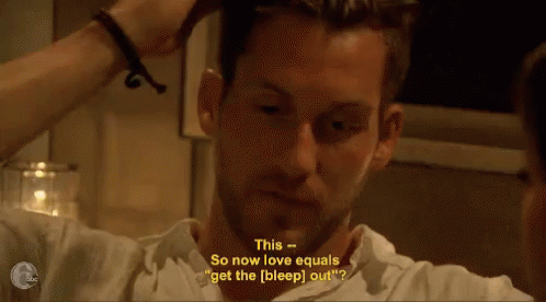 Get The Bleep Out GIF - Love Break Up Equals GIFs