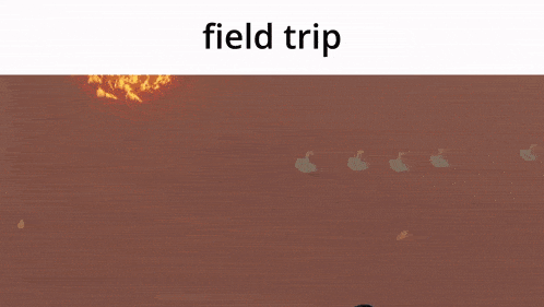 a screenshot of a video game with the words field trip above it
