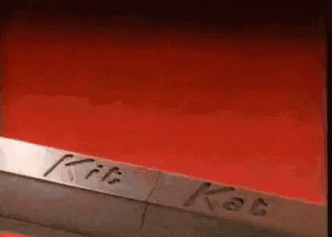 a red background with a box that says kid on it