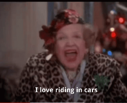 I Love It I Love Riding In Cars GIF - I Love It I Love Riding In Cars Grandma GIFs