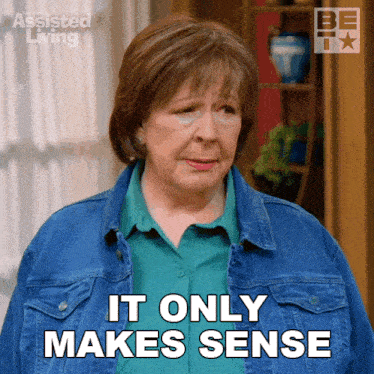 It Only Makes Sense River Smalls GIF - It Only Makes Sense River Smalls Assisted Living GIFs