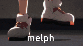 a picture of a person 's feet with melph written on it