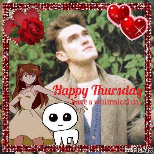 happy thursday have a whimsical day written on a picture