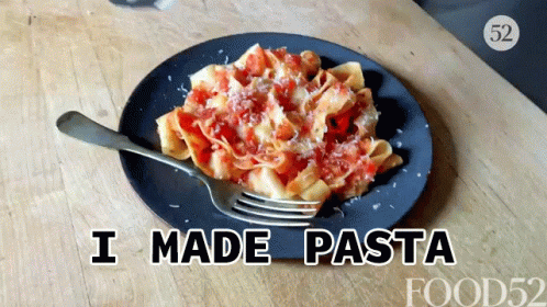 I Made Pasta Food52 GIF - I Made Pasta Food52 Shortcut Fennel And Bacon Ragù GIFs