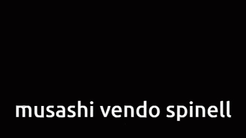 a black and white drawing of a man with a ponytail praying with the words musashi vendo spinell .