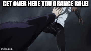 Get Over Here You Orange Role Gojo Throw GIF - Get Over Here You Orange Role Gojo Throw Gojo GIFs