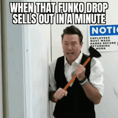 Funko Drop GIF - Funko Drop Sells Out GIFs