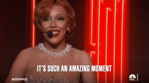 Its Such An Amazing Moment Doja Cat GIF - Its Such An Amazing Moment Doja Cat Billboard Music Awards GIFs
