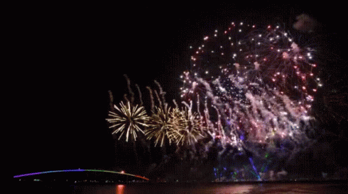 2017澎湖國際海上花火節開幕式煙火 Peng Hu Island Taiwan Fireworks GIF - Fireworks煙火 GIFs