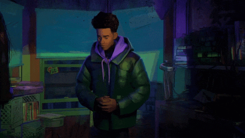 a man in a green jacket with the words i beat em all on the bottom