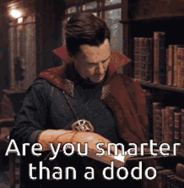 Doctor Strange Nope GIF - Doctor Strange Nope Are You Smarter Than A Dodo GIFs