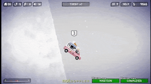 a screenshot of a video game with the number 3 in the middle